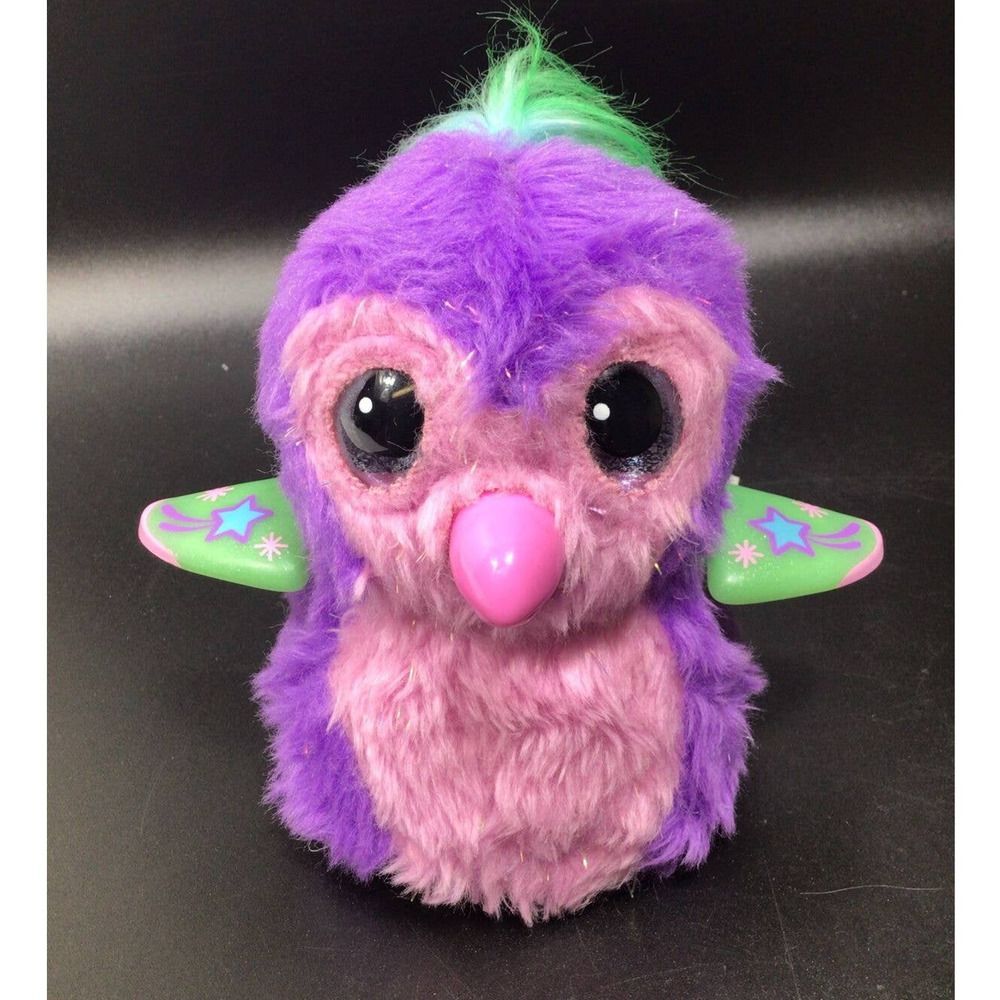 Hatchimal Penguala Penguin Purple And Pink Interactive Spinmaster Toys Plush